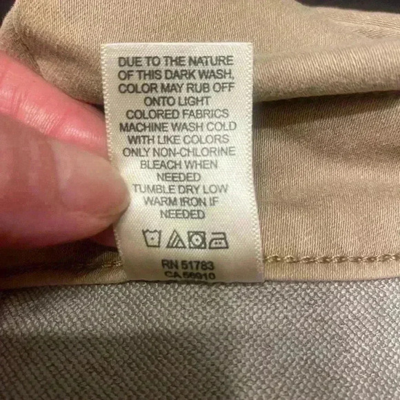 Maurices Women’s small Regular Tan Jeggings Skinny Stretch Jeans EUC - Picture 9 of 9